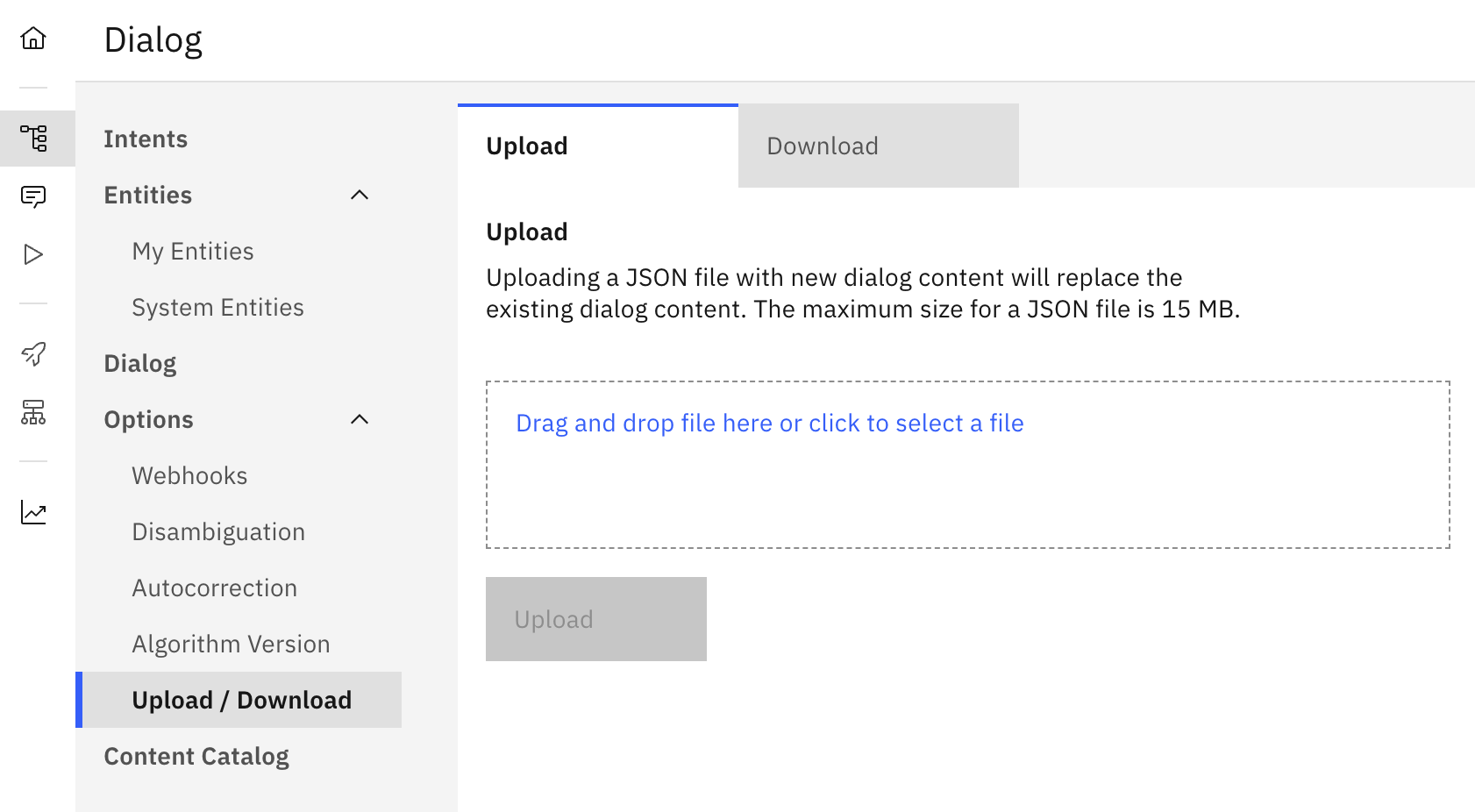 uploading