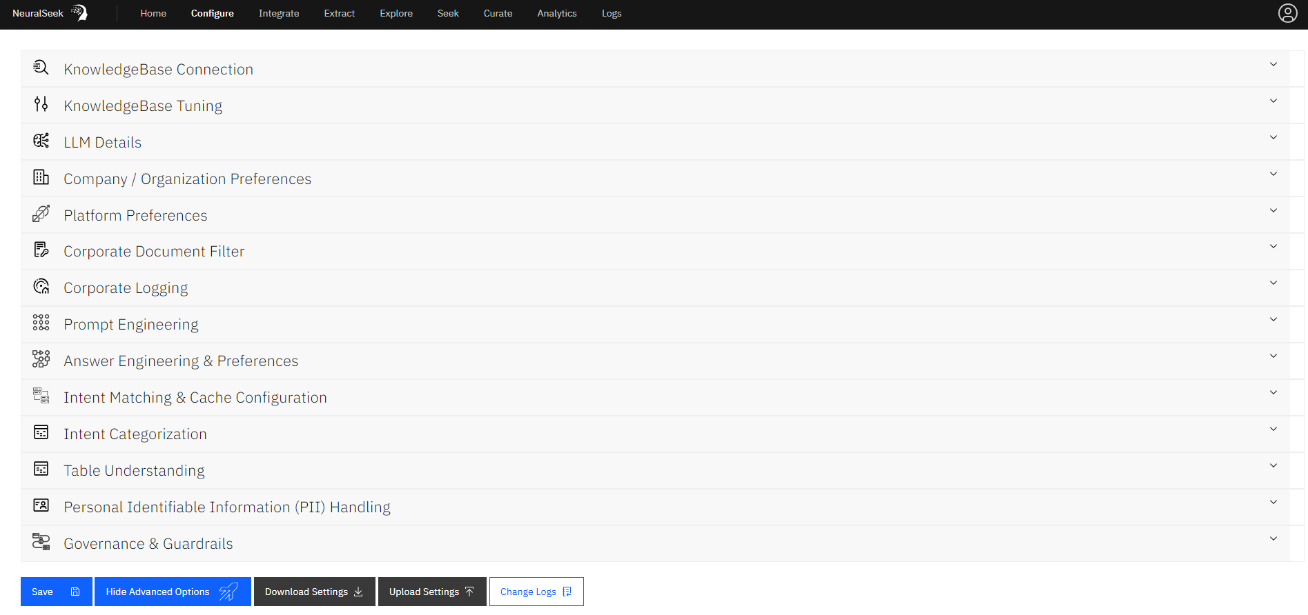 configure